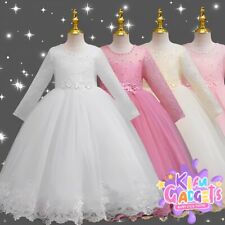 GIRLS FLOWER BRIDESMAID DRESS