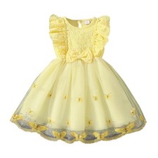 Girls Yellow Tulle Princess