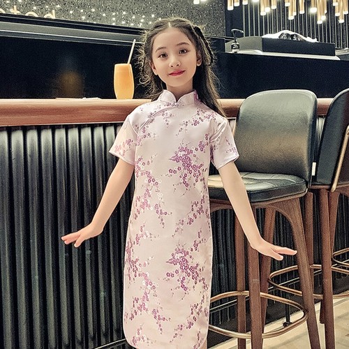 Girls chinese charming purple - charming,