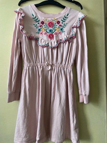 Monsoon girls pink - pink, embroidered