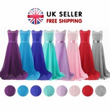Girls Lace Dress Bridesmaid
