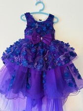 Girls floral party dress high