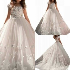 Butterfly Lace Flower Girl's