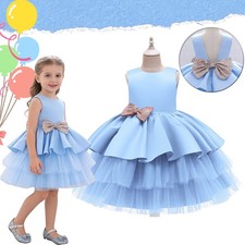 Toddler Girls Blue Layered