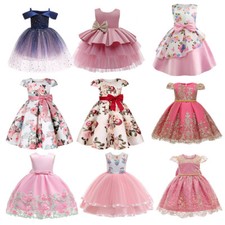 Kids Flower Girls Dress