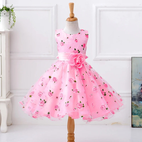 Pink bridesmaid flower girls - bridesmaid,