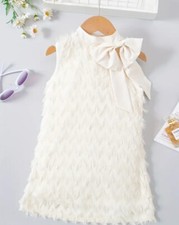 Cream Flower Girl Dress